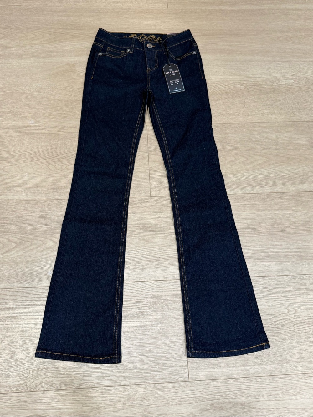 Wax Jean Bootcut Jeans Dark Wash NWT Women’s Size 3 Stretch Denim